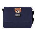 Navy Teddy Logo Baby Changing Bag, 1, hi-res