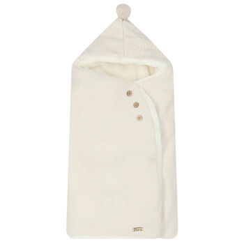 Ivory Knitted Baby Nest