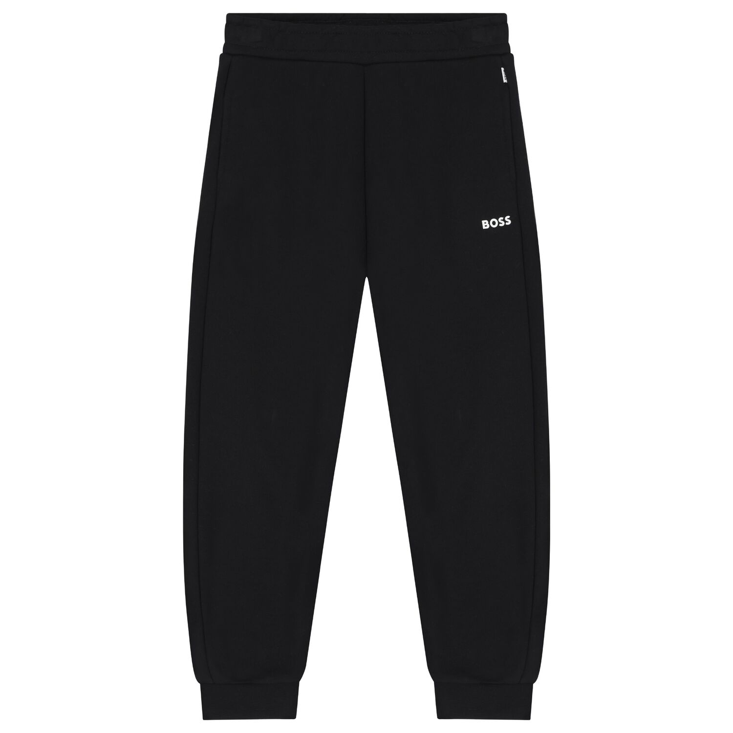 Boys Black Logo Joggers, 1, hi-res