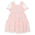Girls Pink Sequin & Tulle Dress, 1, hi-res