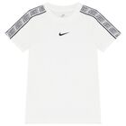 Boys White Logo T-Shirt, 2, hi-res