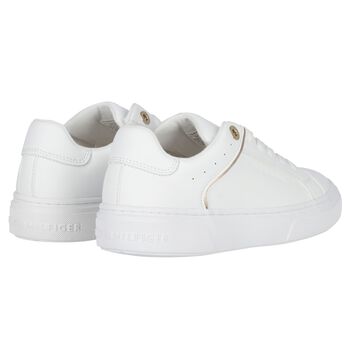 White Logo Trainers