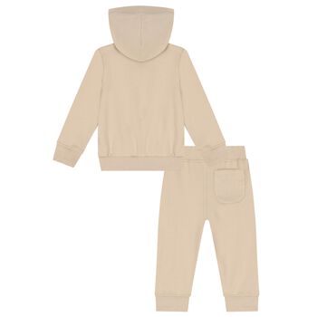 Beige Logo Tracksuit