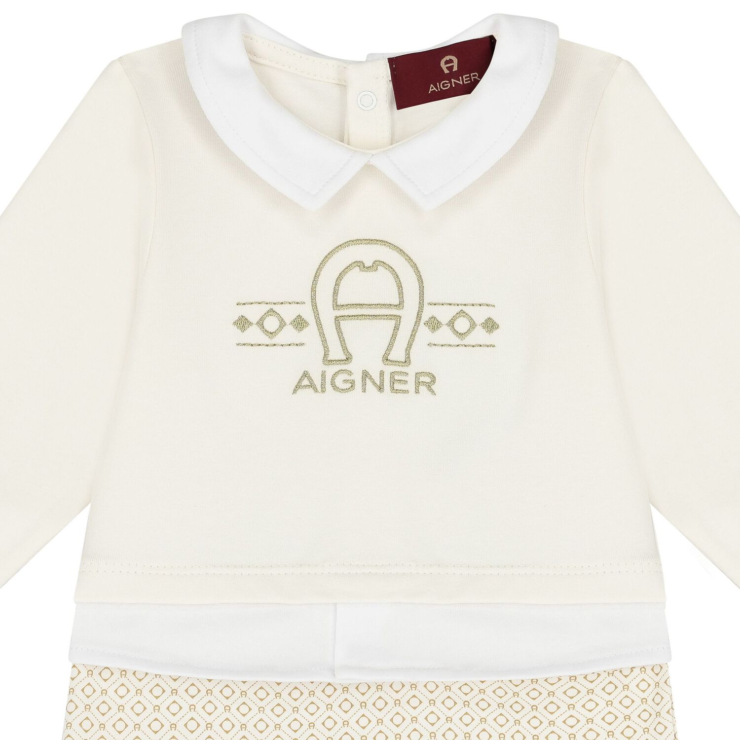 Ivory Logo Babygrow, 1, hi-res image number null