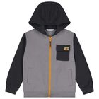 Boys Grey Tracksuit Set ( 3 Piece ), 2, hi-res