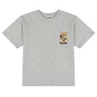 Grey Teddy Bear Logo T-Shirt, 4, hi-res
