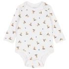 Baby Boys Ivory & Navy Blue Babygrow Gift Set, 1, hi-res