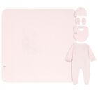 Baby Girls Pink Floral Babygrow Gift Set, 1, hi-res