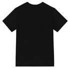 Boys Black Logo T-Shirt, 2, hi-res