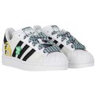 White & Black SUPERSTAR II Trainers, 1, hi-res