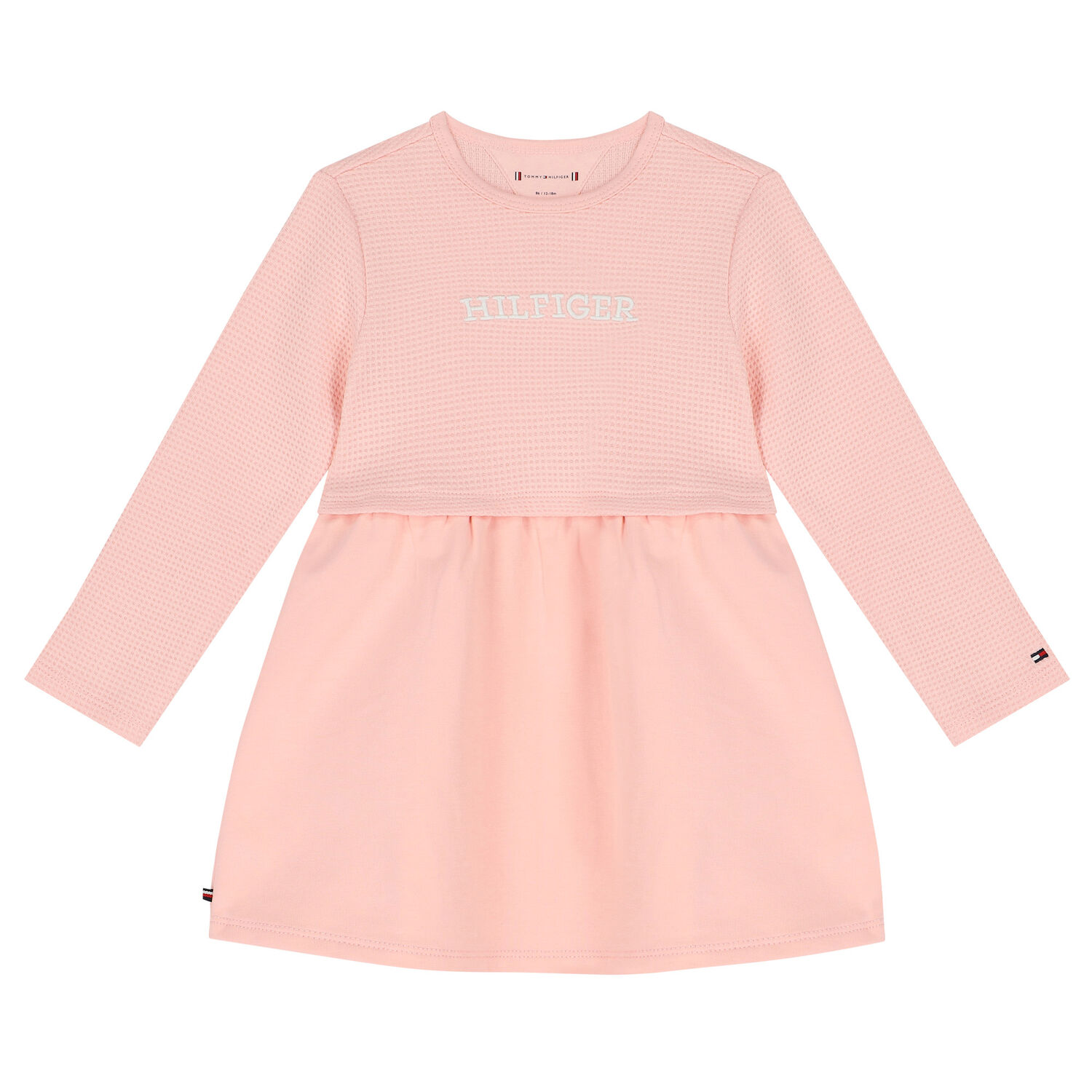 Tommy Hilfiger Baby Girls Pink Logo Dress Junior Couture UK