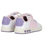 Girls White Minnie Mouse Patent Trainers , 1, hi-res