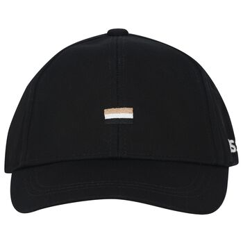 Boys Black Logo Cap