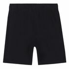 Boys Black Logo Shorts, 1, hi-res