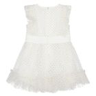 Younger Girls Ivory Tulle Dress Set, 1, hi-res