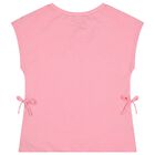 Girls Pink Flower Leggings Set, 3, hi-res