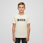 Boys Ivory Logo T-Shirt, 2, hi-res