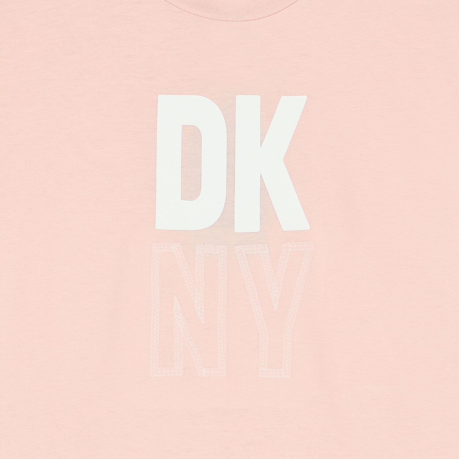 Girls Pink Logo Dress, 1, hi-res