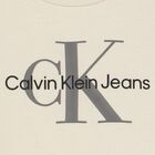 Baby Boys Beige Logo Long Sleeve Top, 2, hi-res