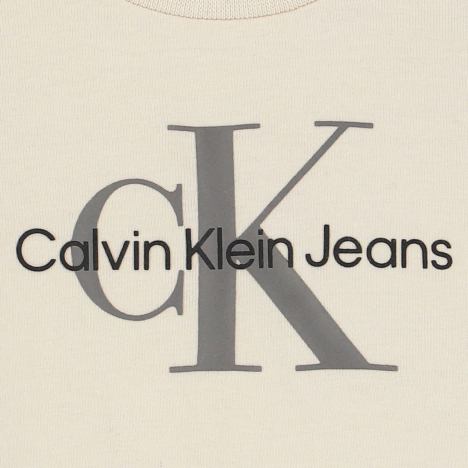 Baby Boys Beige Logo Long Sleeve Top, 2, hi-res