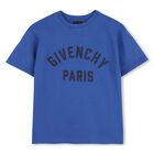 Boys Blue Logo T-Shirt, 4, hi-res