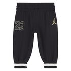Baby Boys White & Black Jordan Logo Tracksuit Set (3 Piece), 1, hi-res