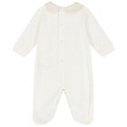 Ivory & Beige Babygrow, 2, hi-res