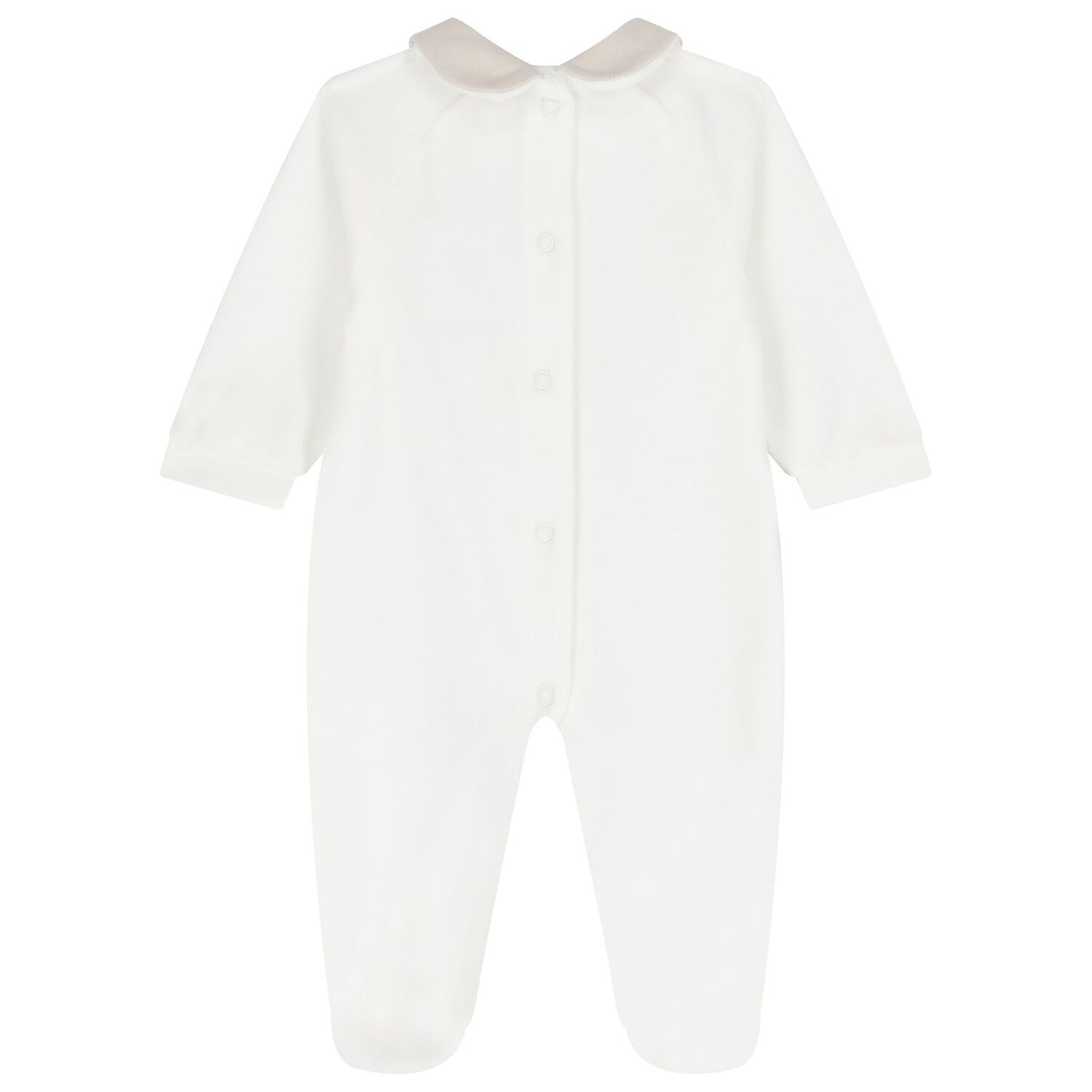 Ivory Teddy Bear Babygrow, 1, hi-res