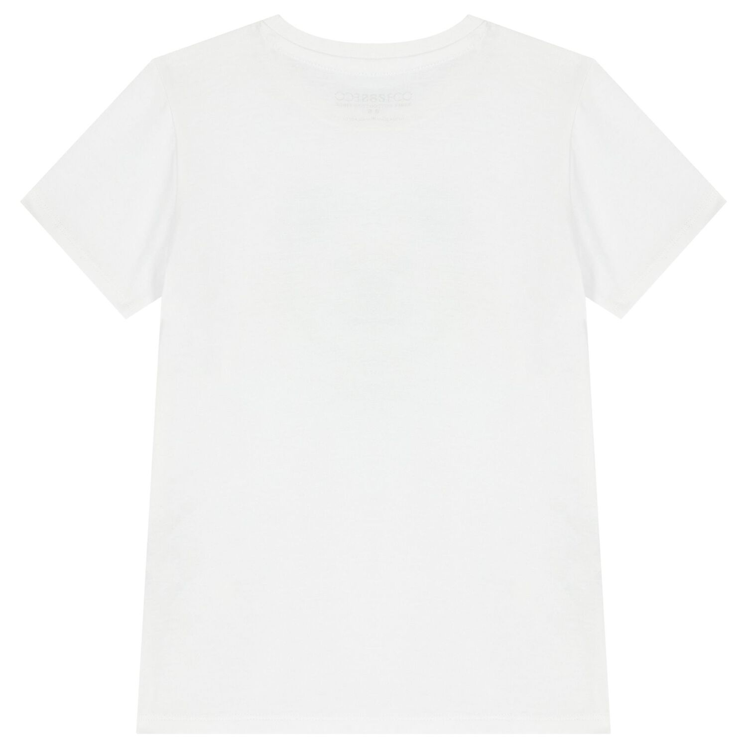 Boys White Teddy Bear Logo T-Shirt, 1, hi-res