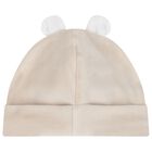 White & Beige Teddy Bear Babygrow Gift Set, 1, hi-res