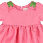 Baby Girls Pink & Green Floral Dress , 1, hi-res