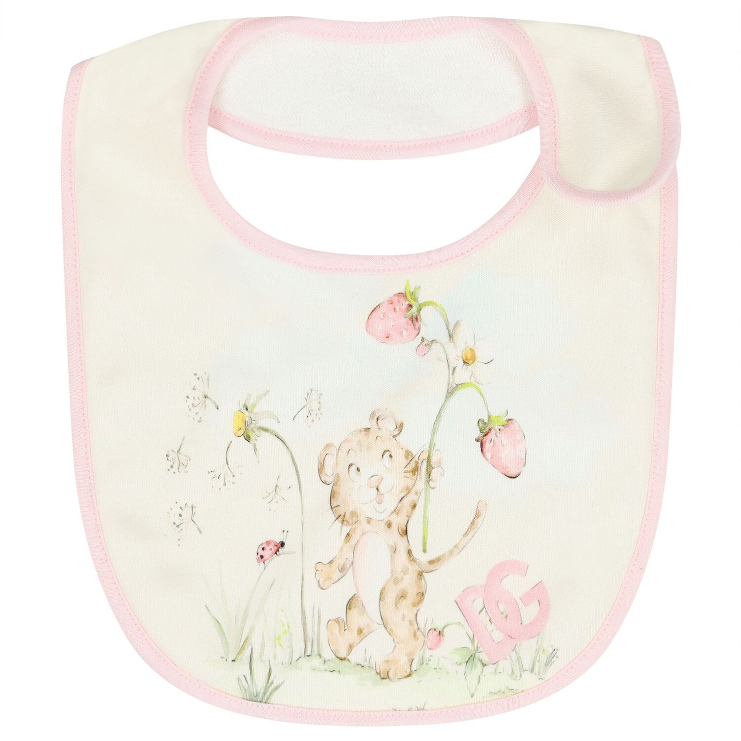 Baby Girls Ivory & Pink Leopard Babygrow Gift Set, 1, hi-res