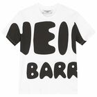 Boys White Logo T-Shirt, 1, hi-res