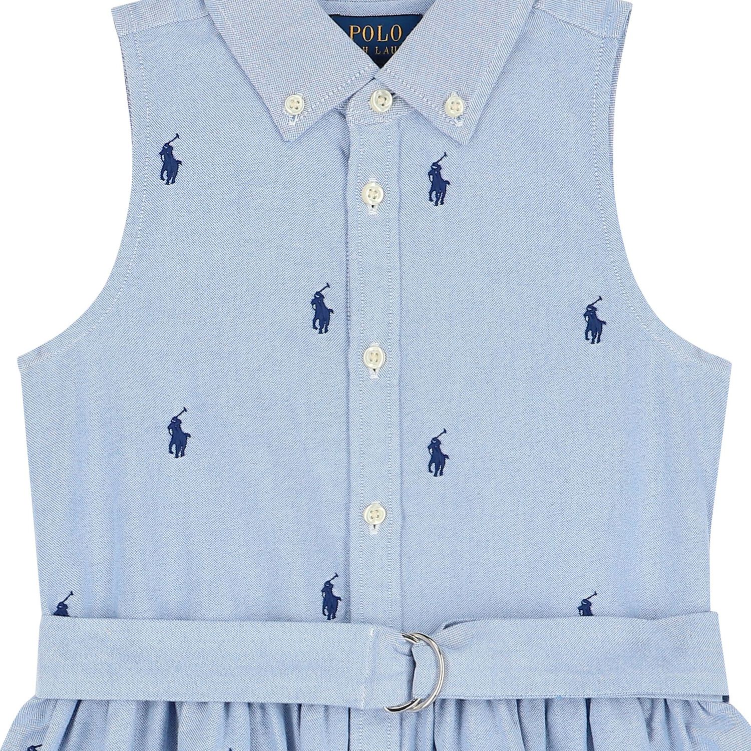 Girls Blue Logo Dress, 1, hi-res image number null