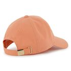 Girls Orange Logo Caps, 1, hi-res