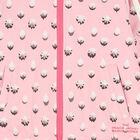 Girls Pink Jersey Zip Up Top, 1, hi-res