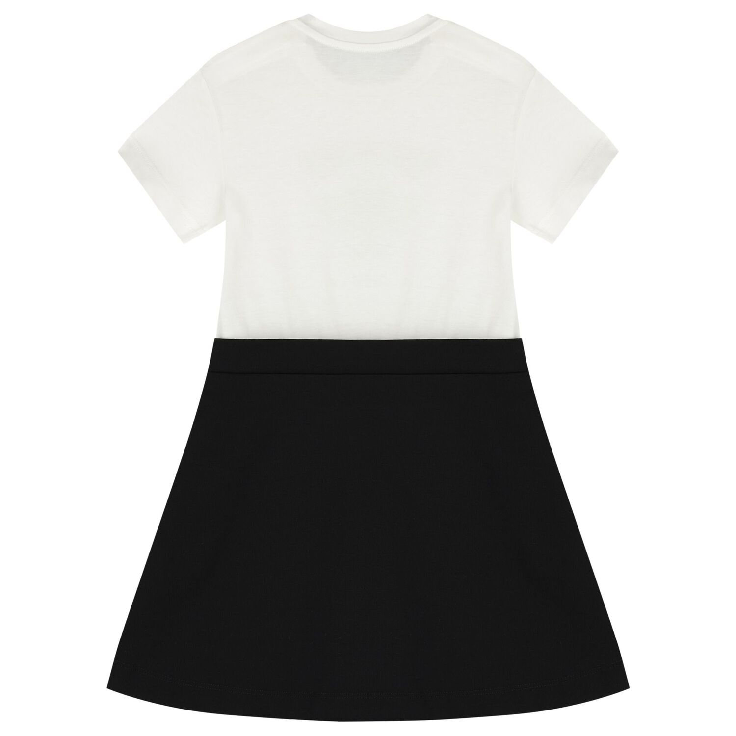 Girls White & Black Medusa Dress, 1, hi-res