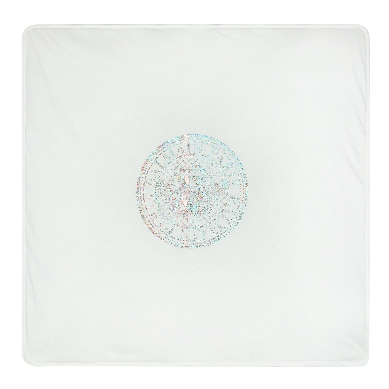 White Logo Baby Blanket, 1, hi-res
