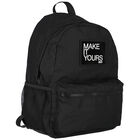 Black Logo Backpack, 1, hi-res