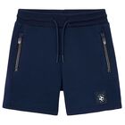 Boys Navy Blue Shorts, 3, hi-res