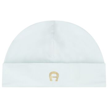 Baby Boys Blue Logo Hat