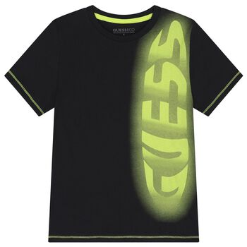 Boys Black Logo T-Shirt