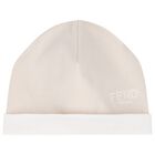 White & Beige Logo Babygrow Gift Set, 3, hi-res