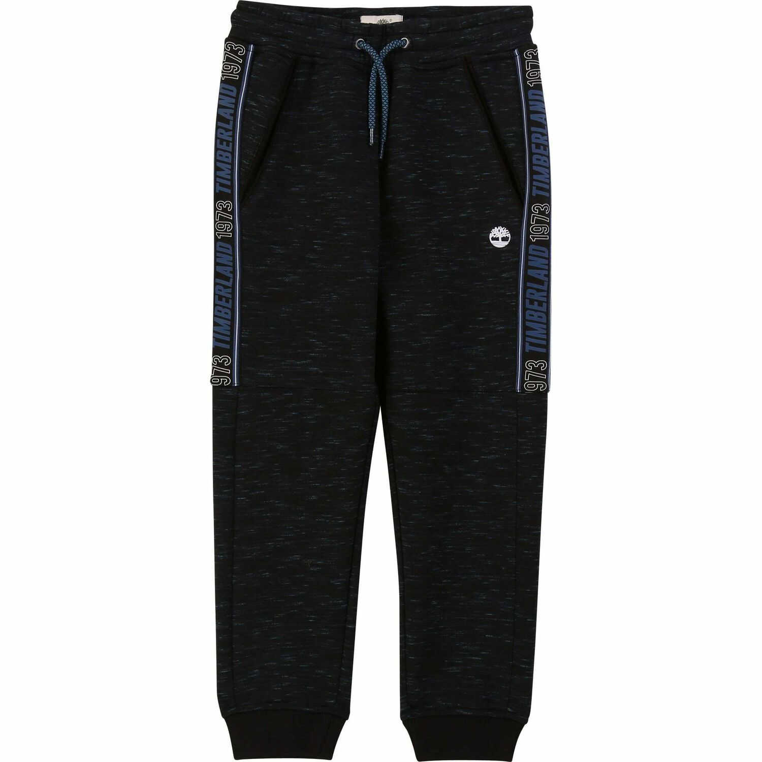 Boys Navy Blue Jersey Joggers, 1, hi-res