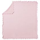 Baby Girls Pink Knitted Blanket, 2, hi-res