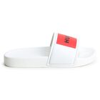 Boys White & Red Logo Sliders, 2, hi-res