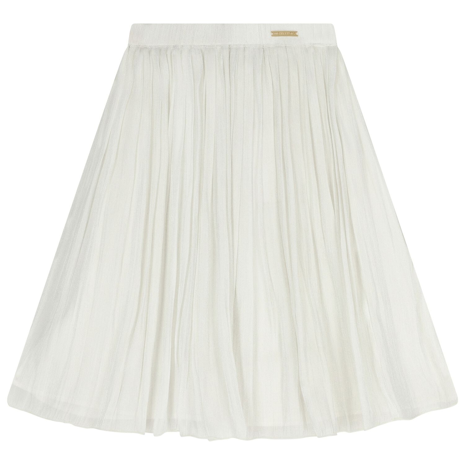 Girls Ivory Logo Skirt, 1, hi-res