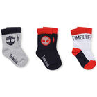 Boys Blue & Red Logo Socks, 1, hi-res