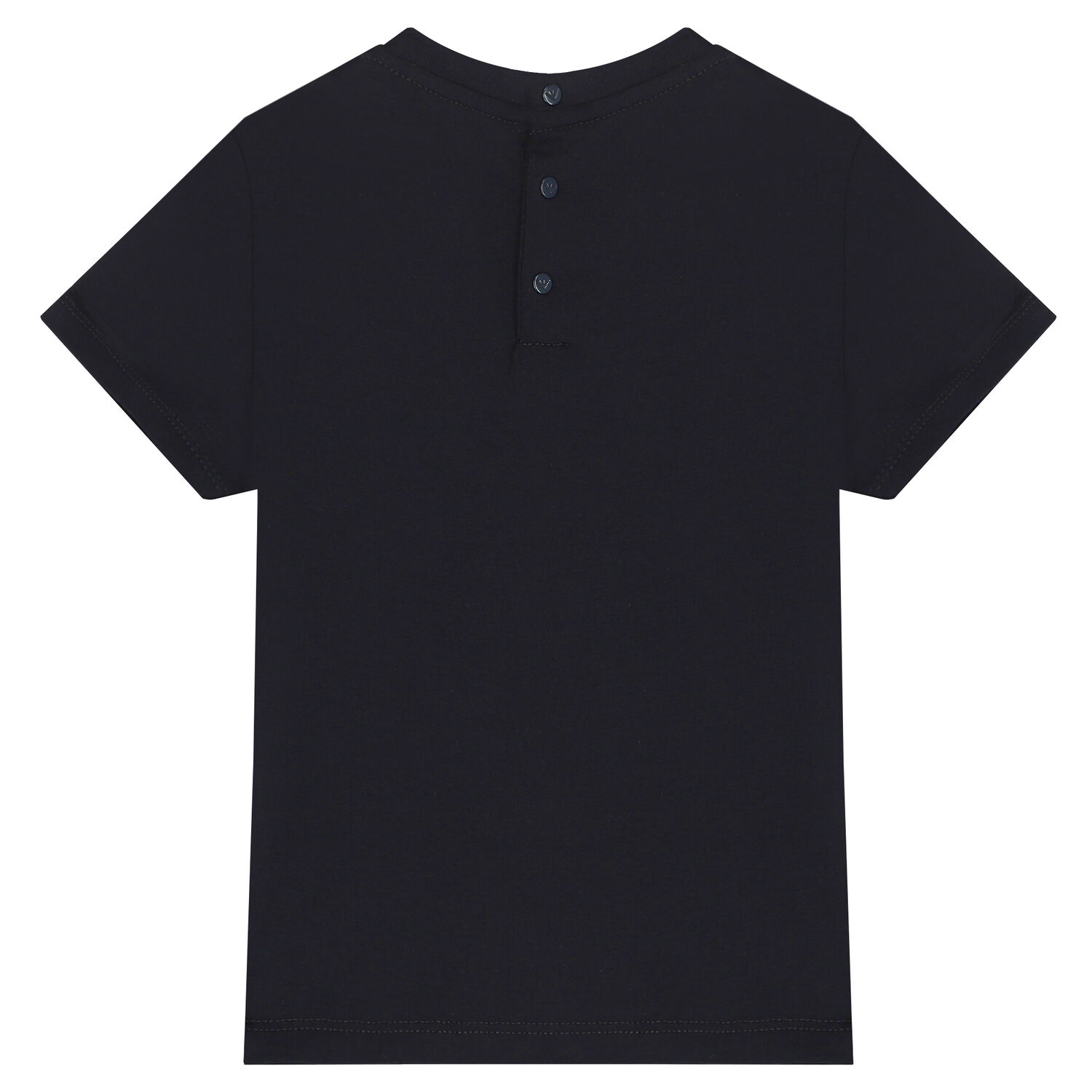 Younger Boys Navy Logo T-Shirt, 2, hi-res