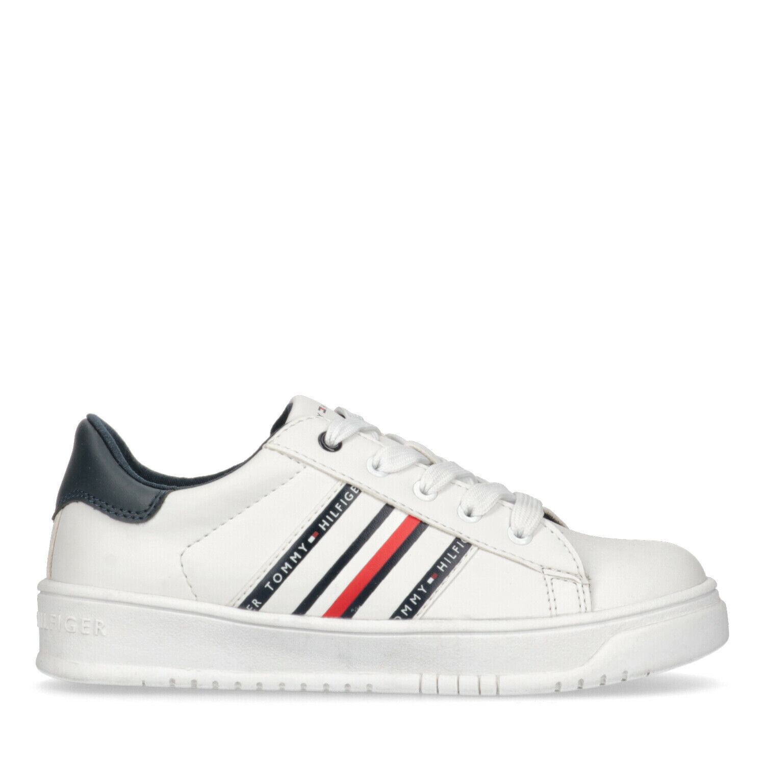 White Logo Trainers, 1, hi-res